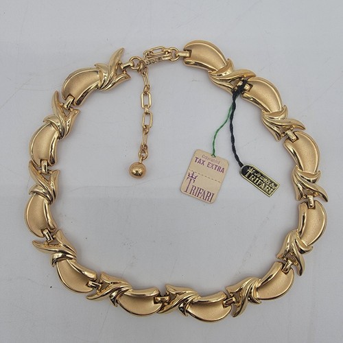 Collana vintage corona trifari - collana,
